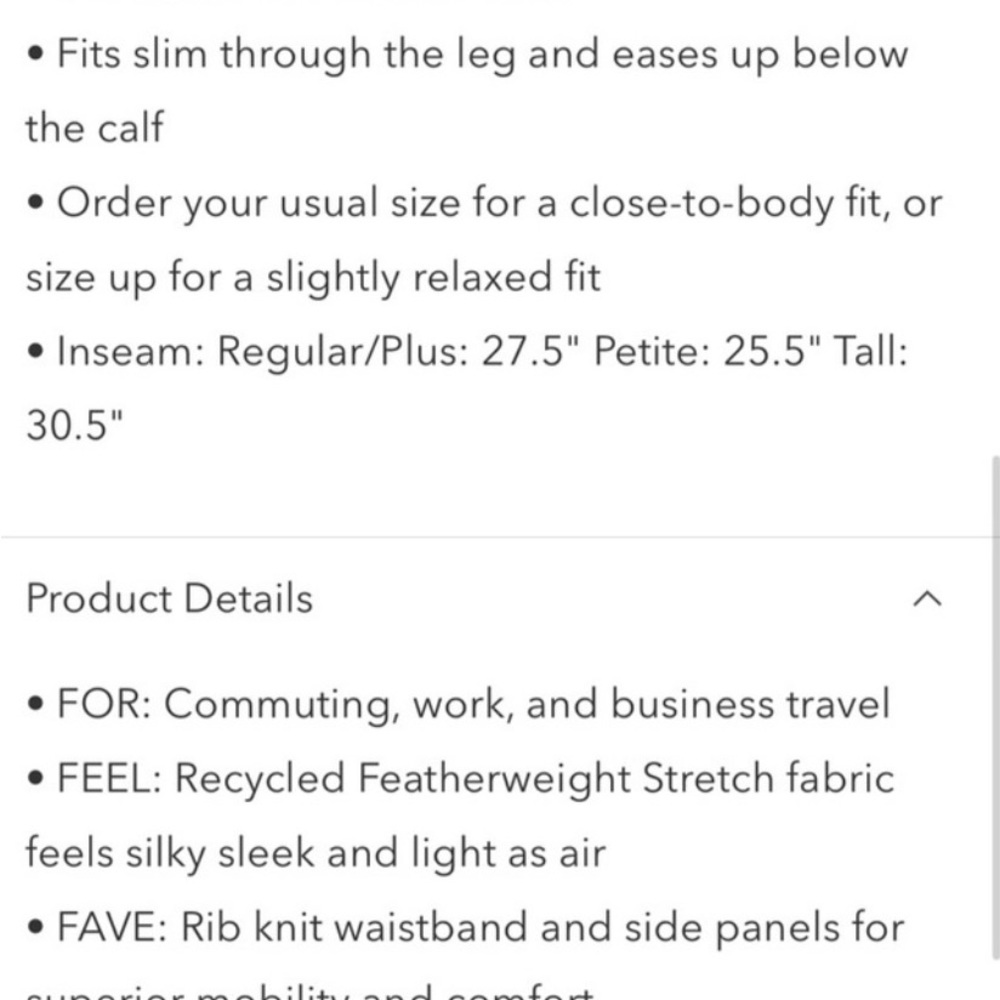 NWT - Athleta Brooklyn Ankle Pant - Picture 6 of 7